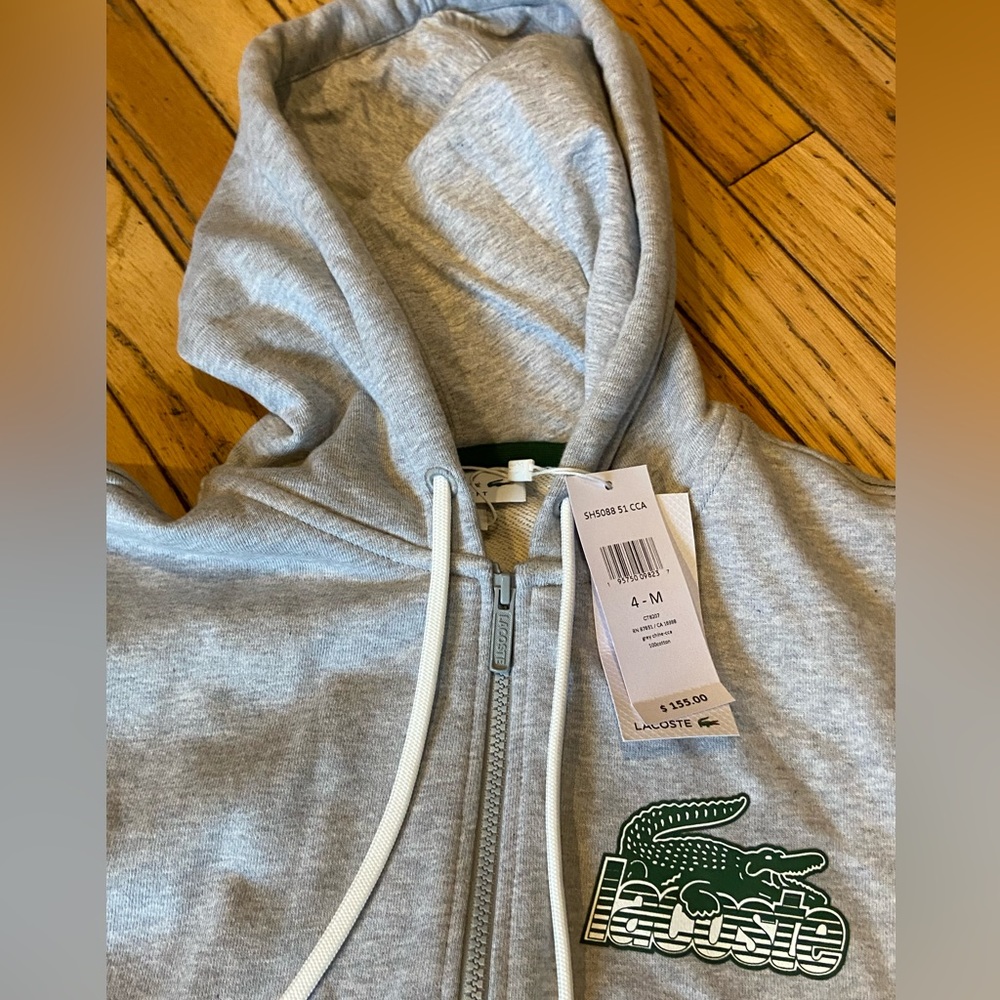 Grey lactose hoodie